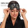 ALAZA Hand Drawing Black Wolf Face Animal Sleep Mask for Women Men Blackout Cooling Funny Eye Mask for Sleeping with Elastic Strip view 4