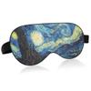 ALAZA Starry Night Sky Van Gogh Sleep Mask for Women Men Blackout Cooling Funny Eye Mask for Sleeping with Elastic Strip view 1