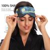 ALAZA Starry Night Sky Van Gogh Sleep Mask for Women Men Blackout Cooling Funny Eye Mask for Sleeping with Elastic Strip view 4