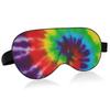 ALAZA Rainbow Color Tie Dye Swirl Sleep Mask for Women Men Blackout Cooling Funny Eye Mask for Sleeping with Elastic Strip view 1