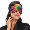 ALAZA Rainbow Color Tie Dye Swirl Sleep Mask for Women Men Blackout Cooling Funny Eye Mask for Sleeping with Elastic Strip view 2