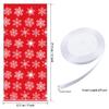 Boao 100 Pcs Christmas Cellophane Treat Bags Snowflake Goodie Candy Bag with Ribbon for Winter Holiday Christmas Party Supplies(Red Bag with White Ribbon) view 4
