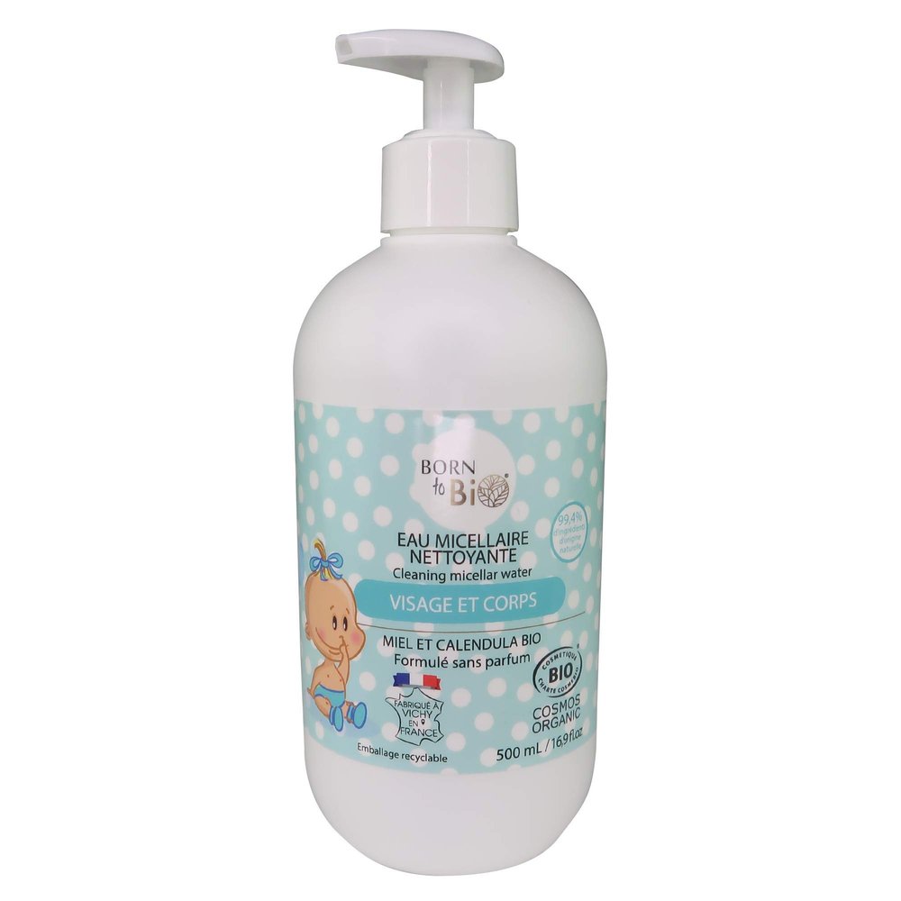 Eau Micellaire Nettoyante pour Bb 500mL - Certifie bio