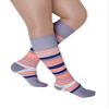 Rejuva Motley Stripe 15-20 mmHg Graduated Compression Socks for Women & Men view 1