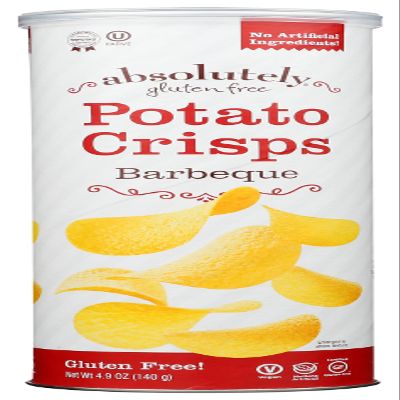 ABSOLUTELY GLUTEN FREE Barbeque Stacked Potato Crisps, 4.9 OZ