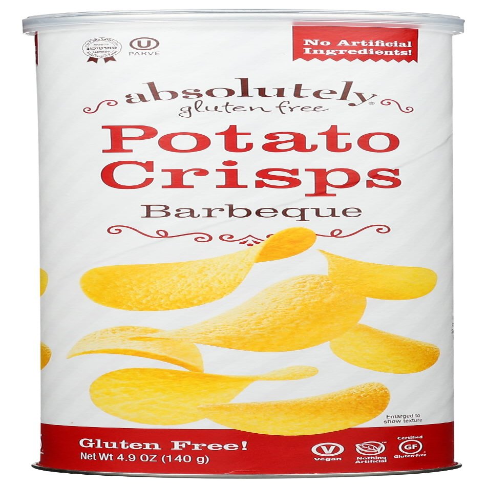 ABSOLUTELY GLUTEN FREE Barbeque Stacked Potato Crisps, 4.9 OZ
