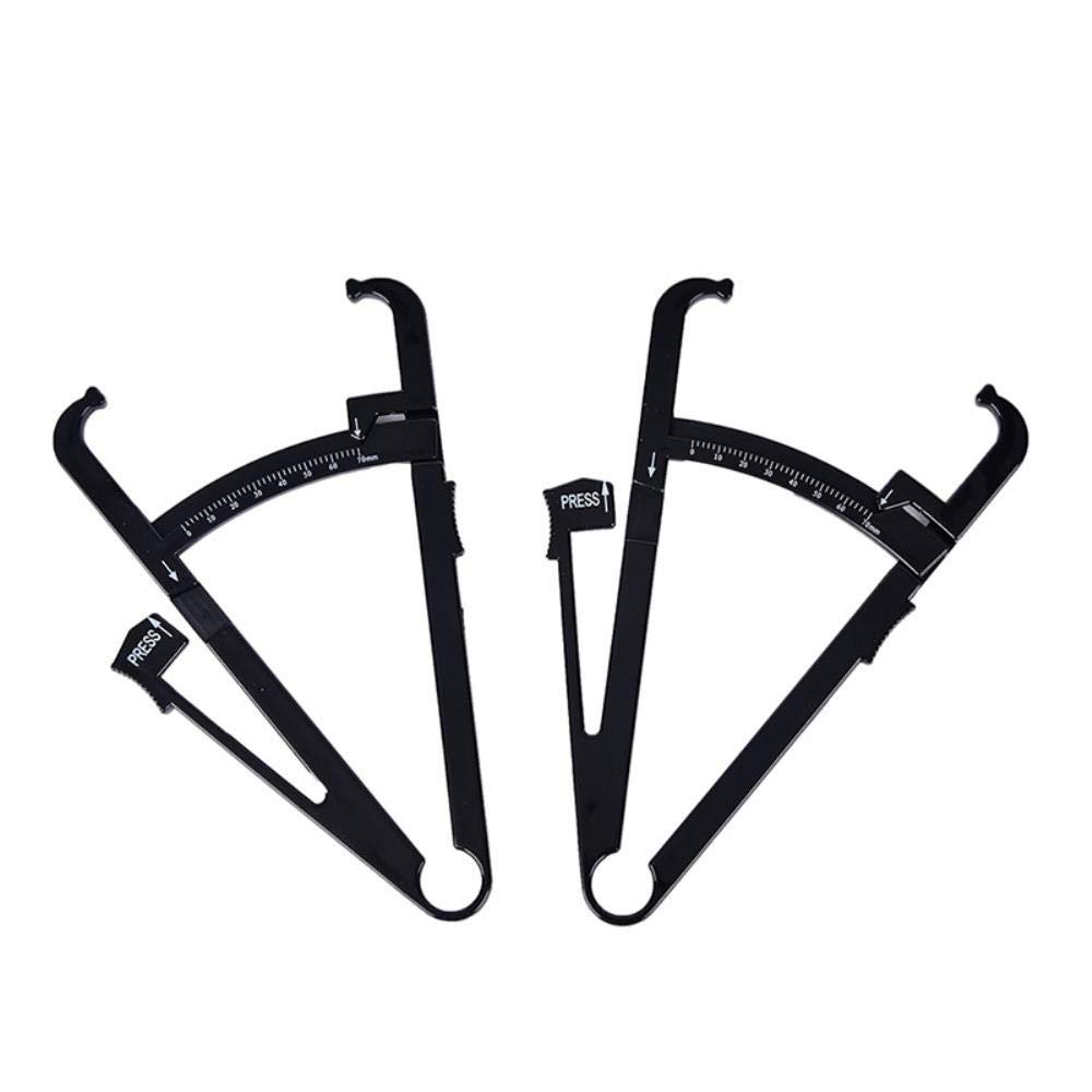 HEHUANG 1 Pcs Body Fat Tester Analyzer Fat Measuring Clamp Sebum Fat Caliper Charts Skinfold Thickness Gauge Fitness Lder