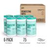 Perk Disinfecting Wipes, Fresh, 75 Wipes, 6/Carton view 2