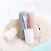 LONG TAO 4 Pcs Travel Toothbrush Case Portable Toothbrush Storage Box Toothbrush Travel Containers Wash Cup Holder Organizer for Trips and Daily Use (Green, Grey,Pink,White) view 3