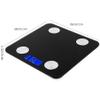 Digital Bathroom Scale, Portable Electronic Weight Scale, Auto Power On/Off, 180kg/396lb Capacity Body Fat Scale, 11x11x0.9 Inches view 3