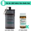 2 Packs 100 Tablets Nitro Bottle Holder, EFFIET Waterproof Metal Pill Bottle Container Capsule Match Container for Geocaching Quarters Cash Hider Storage Tubes/Fishing/Garden/Yard Hiding view 2