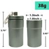 2 Packs 100 Tablets Nitro Bottle Holder, EFFIET Waterproof Metal Pill Bottle Container Capsule Match Container for Geocaching Quarters Cash Hider Storage Tubes/Fishing/Garden/Yard Hiding view 4