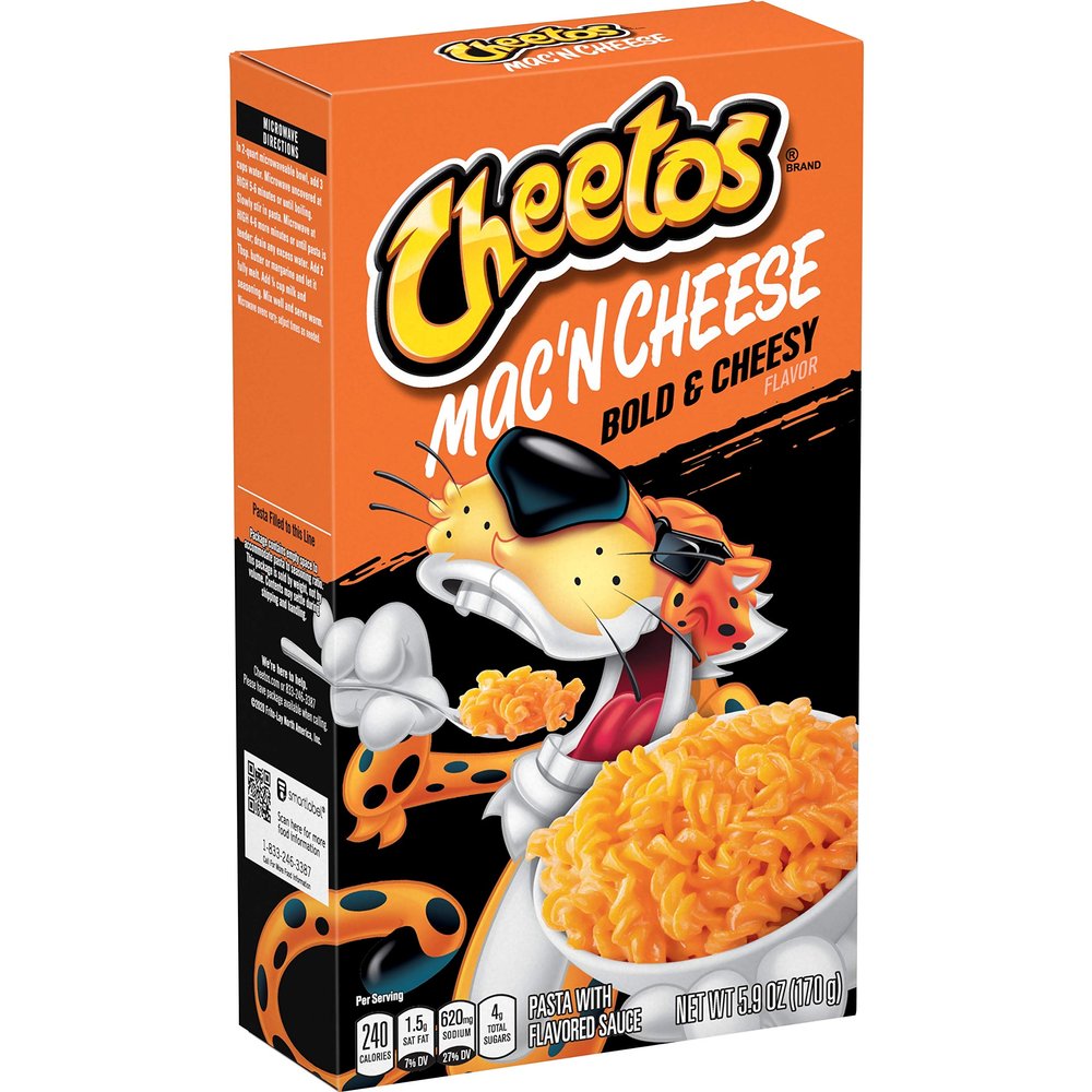 Cheetos Mac'n Cheese - Bold & Cheesy Flavor (Pack of 2)