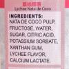 Bolle Lychee Nata De Coco Coconut Jelly Topping Boba Bubble Tea Ingredient 35 Ounce with 1 Bonus Gift (2-Piece Set) view 3