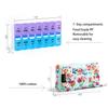 Weekly Pill Organizer 2 Times a Day, Zumd Pill Box 7 Day with Cute Quilted Fabric Zipper Case, Travel Pill Case Am Pm for Vitamin Medicine Organizer view 3