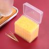 1000pcs Disposable Interdental Portable Plastic Toothpicks Oral Cleaner Stick Oral Gingival Dental Toothpicks Dental Flosser Pick (Random Color) view 2