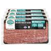 Pedersons Farms, Buckin' Pork Bacon, Whole30 (4 Pack, Use/Freeze) 10oz (Chopped & Formed)  Uncured, No Sugar, Keto Paleo Friendly, No Nitrite Nitrate, Made in the US. Cooking Instructions Provided view 1