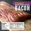 Pedersons Farms, Hickory Smoked Uncured Pork Bacon, Whole30 (4 Pack, Use/Freeze) 10oz - The Original, No Sugar Added, Keto Paleo Diet Friendly, No Nitrite Nitrate, Made in the US view 2