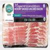 Pedersons Farms, Hickory Smoked Uncured Pork Bacon, Whole30 (4 Pack, Use/Freeze) 10oz - The Original, No Sugar Added, Keto Paleo Diet Friendly, No Nitrite Nitrate, Made in the US view 3