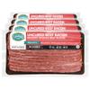 Pedersons Farms, Uncured Hickory Smoked Beef Bacon (4 Pack, Use/Freeze) 10oz ea  (Chopped & Formed), Gluten Free, No Nitrates or Nitrites, Made in the US. Cooking Instructions Provided view 1