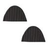 1pair Rear Heel Cushion Pads Foot Care Protector for Loose Shoes Anti-Slip Heel Grips Blister Prevention Flats Layers view 1