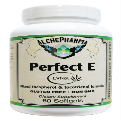 Perfect E - Patented EVNol Brand tocotrienols Full Spectrum tocotrienol Complex w/Highest Ratio of Alpha, beta, Gamma, and Delta-tocotrienols (268mg - 400 IU) - 60 Softgels (60)