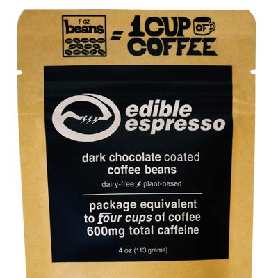 Edible Espresso Dark Chocolate Coffee Beans 4oz Reseal (6pk)