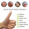 Gel Finger Protectors Finger Caps Silicone Fingertips Protection - Finger Cots Great for Trigger Finger, Finger Arthritis, Finger Cracking and Other Finger Pain Relief(Nude, Medium) view 2