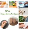 Gel Finger Protectors Finger Caps Silicone Fingertips Protection - Finger Cots Great for Trigger Finger, Finger Arthritis, Finger Cracking and Other Finger Pain Relief(Nude, Medium) view 4