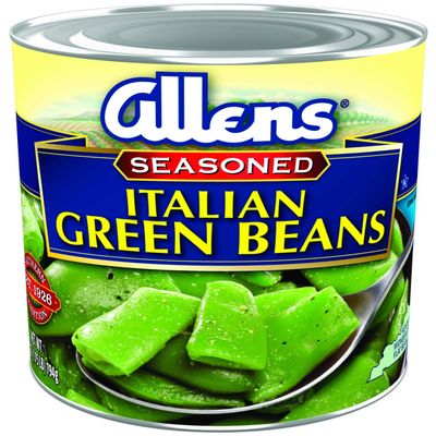 Allens Seasoned Cut Italian Green Beans, 28 oz (Pack of 4)