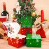 KALEFO 48 Pcs Christmas Cookie Boxes with Clear Window Bakery Gift Boxes for Holiday Cookies Cupcakes Treats Food Cardboard Pastry Container Xmas Party Favors Winter Supplies view 4