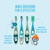 Jordan*  | Step 2 Kids Toothbrush | 3-5 Years, Soft Bristles, BPA Free,4 Pack | Blue & Green view 3