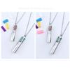 2PCS Essential Oil Diffuser Aromatherapy Rose & Leaf Pendant Necklace with 24 Inch Chain and 20 Felt Pads, Portable Perfume Locket Aromatherapy Jewelry Gift Set view 2