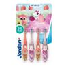 Jordan*  | Step 2 Kids Toothbrush | 3-5 Years, Soft Bristles, BPA Free,4 Pack | Pink view 1