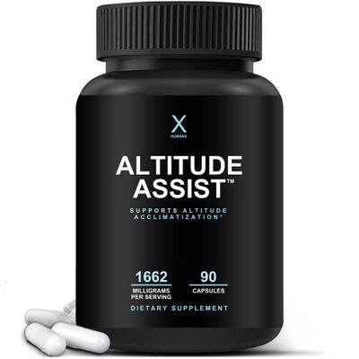 Altitude Assist - Altitude Sickness Prevention - Relief for Mountain Sports (Skiing, Snowboarding, Climbing) - Non GMO, Vegan, Keto - Formula for Acclimation, Altitude Sickness Supplement - by HumanX