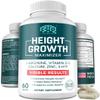 BIOTEQUELAB Height Growth Maximizer, Calcium, Vitamin D3 and Zinc Blend Pills, Bone Growth Supplement for Kids and Teens, Bone Strength, Density Support, GMO-Free, Gluten-Free, Made in USA, 60 Caps view 1