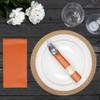 AMERICAN HOMESTEAD Paper Napkins - Terracotta Disposable Linen-Like Dinner Napkins - Restaurant-Quality Table Serviettes for Weddings, Parties, and Events - 15.75" x 15.75" - 50 Count view 2