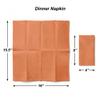 AMERICAN HOMESTEAD Paper Napkins - Terracotta Disposable Linen-Like Dinner Napkins - Restaurant-Quality Table Serviettes for Weddings, Parties, and Events - 15.75" x 15.75" - 50 Count view 3