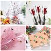 NUOBESTY Christmas Cellophane Wrap Roll | 3 Mil Thickness Santa Claus Pattern Design Wrap Cellophane Cello Rolls for Christmas Baskets Arts Crafts (Christmas theme pattern) view 4