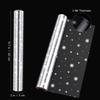 Cellophane Wrap Roll | 3 Mil Thickness Snowflake Wrap Cellophane Cello Rolls for Christmas Baskets Flowers Wrapping view 4