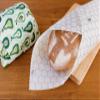 SUPERBEE Beeswax Bread Wrap, Reusable Beeswax Wrap for Food, Wrap Bread, Reusable Bees Wrap Paper for Wrapping Vegetables, Cheese Paper, Bowl Covers and Sandwich Wrapping, XXL (Pears) view 3