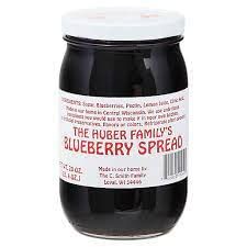 20 OZ. BLUEBERRY SPREAD- The Huber Family- Handpicked in Wisconsin