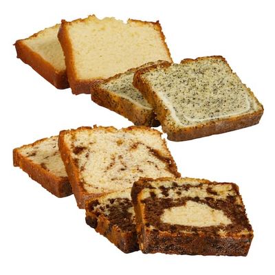 Sweet Street Pullmans Coffee Cake Loaf - Variety 4 Pack -- 4 per case.