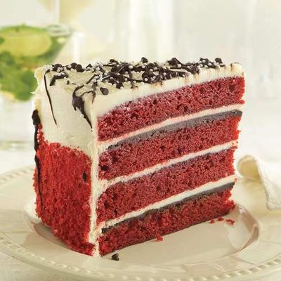 Sweet Street The Big Line Red Velvet Cake - 14 Slice - 2 per case.