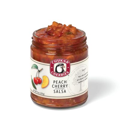 Chukar Cherries Peach Cherry Salsa (Pack of 2)