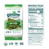 Gimme Seaweed Organic Premium Roasted Seaweed Snacks, Wasabi, 20 Count, Keto, Vegan, Gluten-Free, Great Source of Omega3s and Iodine, Healthy On-The-Go Snack for Kids and Adults view 2