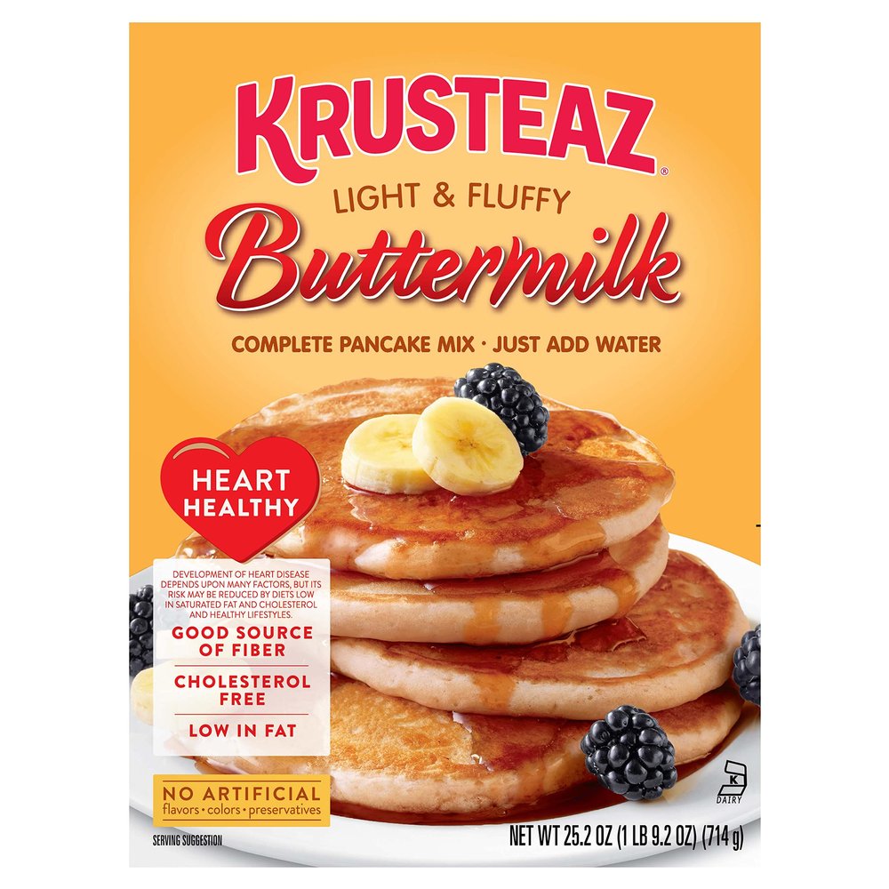 Krusteaz Heart Healthy Pancake, 25.2 Oz