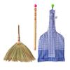 2 in 1 Natural Grass Broom Set by SN SKENNOVA -Traditional Sweeping Broom Thai Handmade Broom Handmade Kitchen Broom Asian Broom (26" 40") view 1