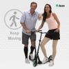 Juzo Assist 30-40 mmHg Knee High Open Toe, Short, Silicone, Beige, III view 3