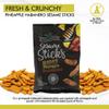 Crunchy Cravings Sesame Sticks  Intense Flavored Honey Roasted Pineapple Habanero Family Pack of 12-3oz Snack Bags - Total 36oz (pineapple Habanero) view 3